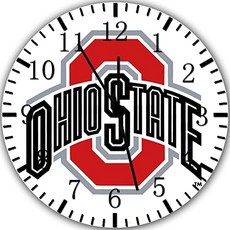 Ohio State Buckeyes Frameless Wall Clock Z80 Nice for Decor Or Gifts, 본상품
