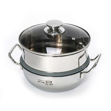키친아트 일품 인덕션 2단 찜냄비 20~36cm, 20cm, 1개