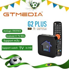 GTMEDIA G2 플러스 글로벌 안드로이드 TV 박스 안드로이드 11 셋톱 박스 4K 울트라 HD 2G 16G 와이파이 미디어 플레이어 TV 박스 URL M3U 스마트 TV 박스, 1) Eu 플러그 - hd미디어박스