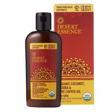 Desert Essence 데저트에센스 코코넛 호호바 커피 오일 118ml