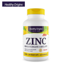 Healthy Origins 징크 비스글리시네이트 킬레이트 50 mg 120 베지캡슐, 120정, 1개