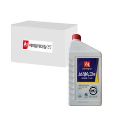 (주)에이원케미칼 자동차용 브레이크오일 브레이크액 DOT3 (0.8L x 10개), 1개