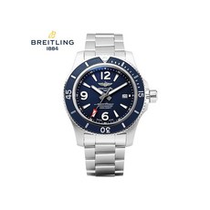 브라이틀링 BREITLING A17367D81C1A1 슈퍼오션 44 신형 청판 크로노미터 오토매틱 남성 메탈시계 44mm