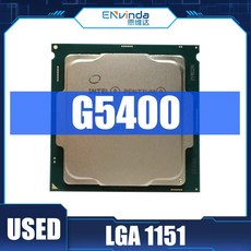 메인보드 CPU 마더보드 중고 오리지널 인텔 펜티엄 G5400 3.7GHz 듀얼 코어 쿼드 스레드 CPU 프로세서 - g5400