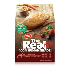 하림펫푸드 시니어용 더 리얼 오븐베이크드 닭고기 건조생식사료, 닭, 1kg, 1개