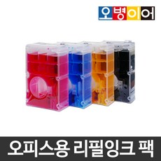 오병이어잉크 무한잉크공급기 전용 리필잉크 오피스 무한리필잉크, 1팩, 검정 잉크팩