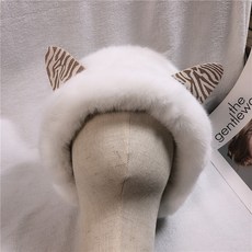 고양이귀털모자