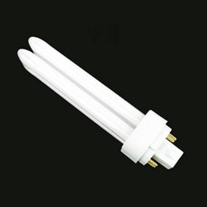 꽁S전방 오스람 DULUX-D/E PL램프 FDL-18W 4핀 전구색(오렌지) 긴수명 거실조명 전구조명, 주광색(흰색), 1개