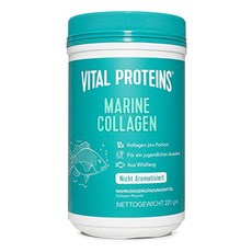 저분자콜라겐펩타이드 DE VTAL PROTENS 마린 파우더 221g 잘 용해 첨가제와 감미료가 없습니다, 단일수량, 단일개당 용량/중량/정