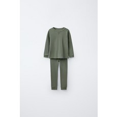 자라 키즈 ZARA KIDS 2-6세 메리노 울 파자마 - 컬러 : 초록316315