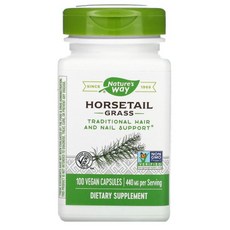 1+1 네이처스웨이 쇠뜨기 풀 추출물 호스테일 Horsetail 440mg 100비건캡슐