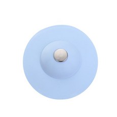 원터치 욕조 마개 배수구 세면대 덮개 뚜껑, 1개, 블루