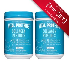 [사은품선택-2개 SET] 네추럴 홀 뉴트리션 바이탈 프로틴 콜라겐 펩타이드 680g Natural Whole Nutrition Vital Proteins Collagen, 챱스틱(사과)1개, 680g, 2개