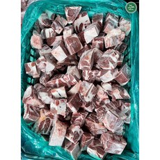 Australian Halal Freshly Frozen Lamb Shoulder Stew Cut Bone in 할랄 호주산 뼈 있는 양어깨사각 스튜 컷, 1개, 15kg