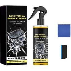 100ml 자동차 엔진 클리너 다목적 헤비 듀티 디그리저 클리너 엔진 베이 클리너 디그리저 다목적 먼지 및 그리스 제거제로 어려운 청소 문제를 해결합니다, 100ml 자동차 엔진 클리너 다목적 헤비 듀티 디그리, 1개