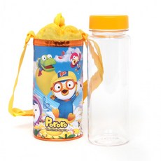 [랜덤마트]뽀로로 베이직 주머니물통(500ml), 뽀로로베이직주머니물통_500ml045050
