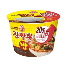 오뚜기 즉석밥 컵밥 진짬뽕밥(증량) 간편식 집밥 217.5G, 5세트