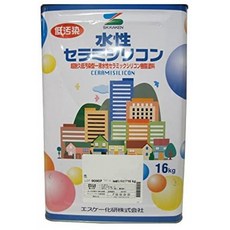 에스케 카켄 수성 세라믹 실리콘 수지 탄성 도료 수성 탄성 세라 실리콘 16kg담채 SR-163