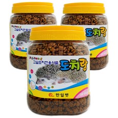 재롱이 도치랑 고슴도치 전용사료 900gX3개, 단품