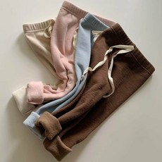 겨울 아기 아동 여아 남아 파스텔 기모 레깅스 유아 키즈