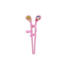 에디슨 유아 교정젓가락 캐릭터 젓가락 미니 1단계 2단계 모음 오른손용, 미니 핑크(18개월~), 1개