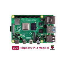 [정품]라즈베리파이 4 2G+방열판 Rassbeery Pi 4 Moedl B V1.2