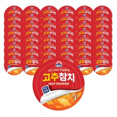 사조 고추참치 135g x 48개/참치캔 통조림 안심따개, 48개