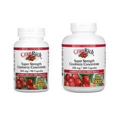 내추럴팩터스 크랜베리 추출물 500mg 180캡슐 90캡슐, 90정, 1개