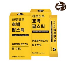 즙쟁이 호박팥차 스틱 2박스 (총28포) 호박즙 호박차, 140g, 2개