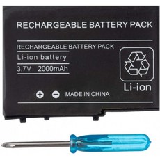 닌텐도 DSL NDS Lite와 호환되는 OSTENT 2000mAh 3.7V 충전식 리튬이온 배터리 + 툴 팩 키트, 단일옵션