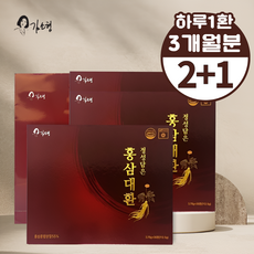 프리미엄 6년근 홍삼환 김소형원방 홍삼 김소영 정성담은 홍삼환 발효홍삼 대환 홍삼정 분말 환, 3개, 30회분