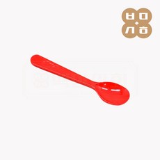 BW [BW] 일회용 아이스크림스푼 벌크포장 소 빨강 10000개, 1개