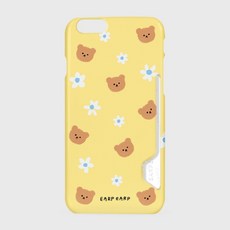 어프어프(earpearp) Dot flower bear-yellow(카드수납케이스)