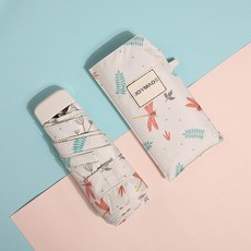 자동양산 초경량 작은사이즈 휴대용 양산 여성자외선차단 차양 자외선차단 우양산 캡슐