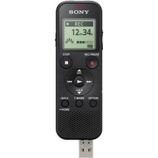 소니 ICD-PX370 모노 디지털 USB 보이스 레코더 내장 - 블랙, 단일옵션