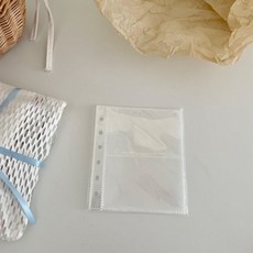 귀여운 강아지 고양이A7 6공 포카바인더 포카앨범 포토카드, 치밀 속지