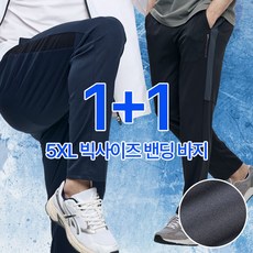 [BFL] (1+1) 남성 트레이닝 밴딩 바지_~5XL 사이즈 까지 거침없이 스판 대박 빅사이즈 트레이닝복 운동복 팬츠 BFL] (1+1) (M~5XL) 남성 가을 편안한 추리닝 트레이닝 밴딩 바지