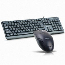 [IPLEX] 유선 키보드 마우스 합본 세트 KP-7600, 상세페이지 참조, 상세페이지 참조, 일반형