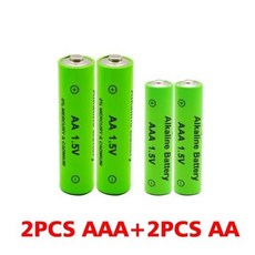 AA AAA 충전식 알카라인 배터리 손전등 장난감 시계 MP3 플레이어 교체 Ni-Mh 배터리 AA 1.5V 3800mAh 1.5V AAA 3000mAh, 없음, 2개