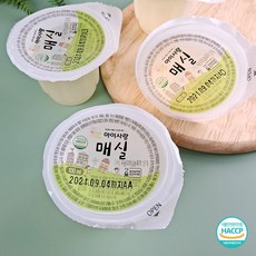 아이사랑 매실 주스 100ml 학교 급식 음료 간식, 20개