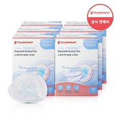 더블하트 블루코어 수유패드 60매입, 60개입, 6개