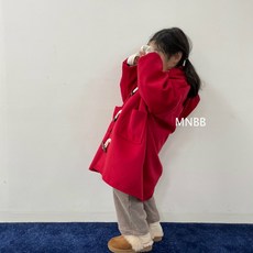 미니봉봉 더블코트 겨울 유아 아동 키즈 주니어 떡볶이코트 모직코트 [XS-JM]