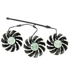 [해외] 기가 바이트 GVN970WF34GD 그래픽 카드 팬에 한 3PCS1LOT 75MM PLD08010S12H T128010SM 3PIN GTX970 쿨러 팬