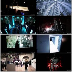 홀로그램 선풍기 미래 과학기술 혁신 인터랙티브 체험 인터넷 3d 동영상 소재