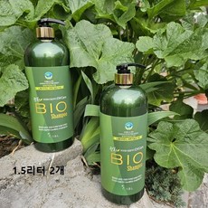 평화바이오테크EM샴푸 1500ML2개 단백질공급/모발과두피케어/발명특허/노벨사이언스과학기술상수상/환경부장관상수상/hp중성/미역콩다시마어성초녹차자소옆상백피인삼