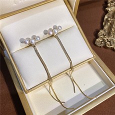 실버담수진주귀걸이