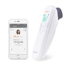 써모케어 MT-3000 비접촉 스마트 체온계 이마형 적외선 온도계, 1개