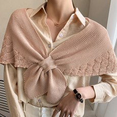 케이프니트숏어깨숄