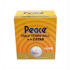 피스 탁구공 peace 2성 벌크 1박스 120개 연습용 2가지색상 상품 가격37 200원