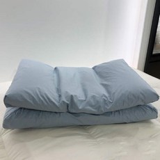 [현대백화점][소프라움] 윙필로우 구스 베개솜+커버 SET(블루) 다운 75%, 없음